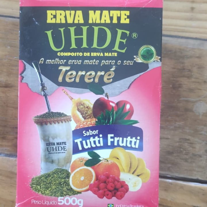 photo of UHDE Erva Mate Terere Tutti Fruit shared by @marceloduarte21 on  30 Jul 2022 - review