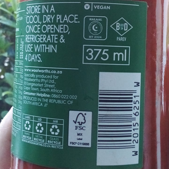 photo of Woolworths Food Roasted vegetable pasta sauce shared by @sh0na on  01 Apr 2022 - review