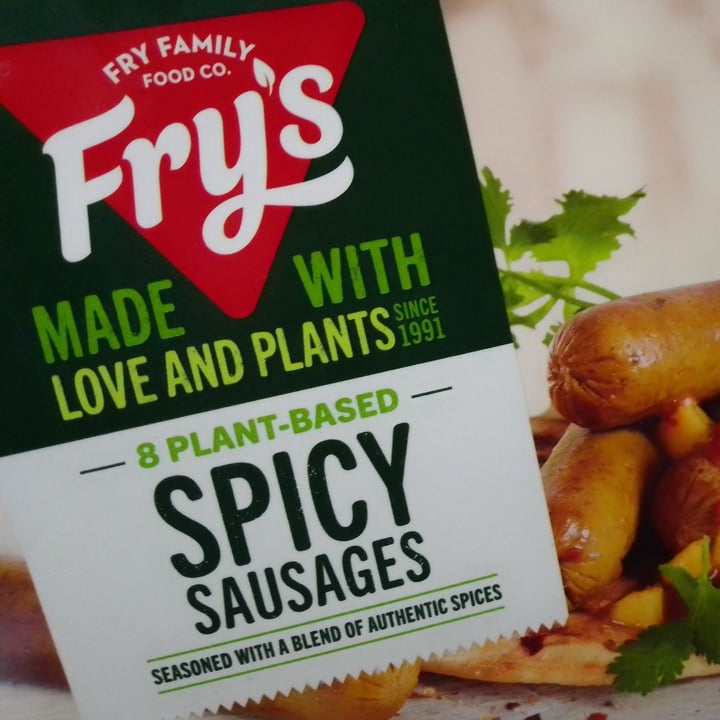 photo of Fry's Family Food Spicy Sausages shared by @alda on  10 Aug 2021 - review