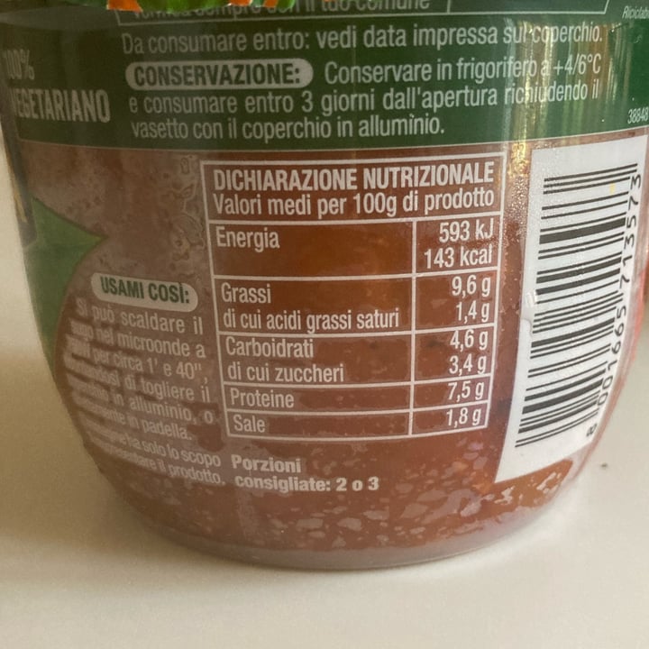 review photo of Giovanni Rana Ragù Vegetale Bolognew shared by @giusuveg on 04 Jul 2022 - review