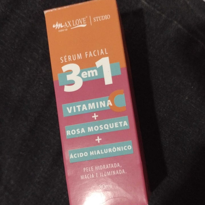 photo of Max Love vitamina c facial sérum Rosa Mosqueta shared by @andreiagomesdasilva on  09 May 2022 - review