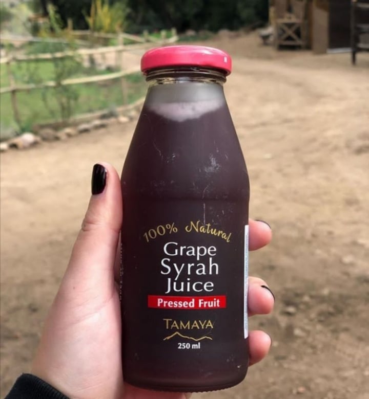 photo of Tamaya Grape Syrah Juice shared by @chilevegano on  21 Mar 2020 - review