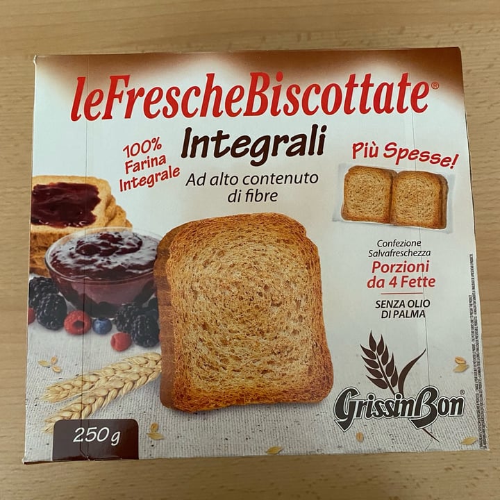 review photo of GrissinBon Fette biscottate integrali shared by @francescaderuvo on 01 Dec 2021 - review