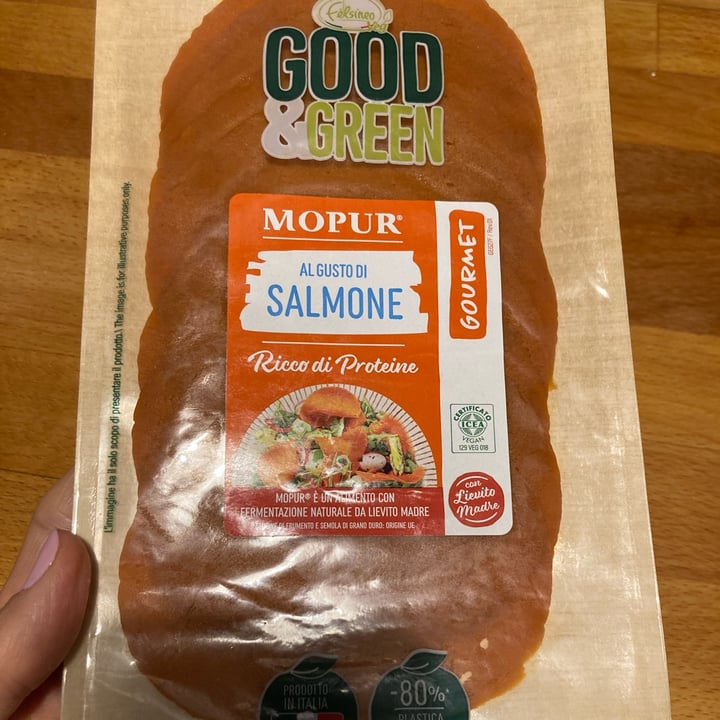 review photo of Good & Green Affettato Di Mopur Al Gusto Di Salmone shared by @veb222 on 13 Jun 2022 - review