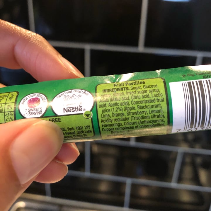 photo of Rowntree's Fruit Pastilles shared by @southernveganupnorth on  23 Apr 2021 - review