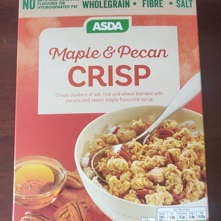 photo of ASDA Maple and Pecan Crisp shared by @eamonn on  12 May 2021 - review