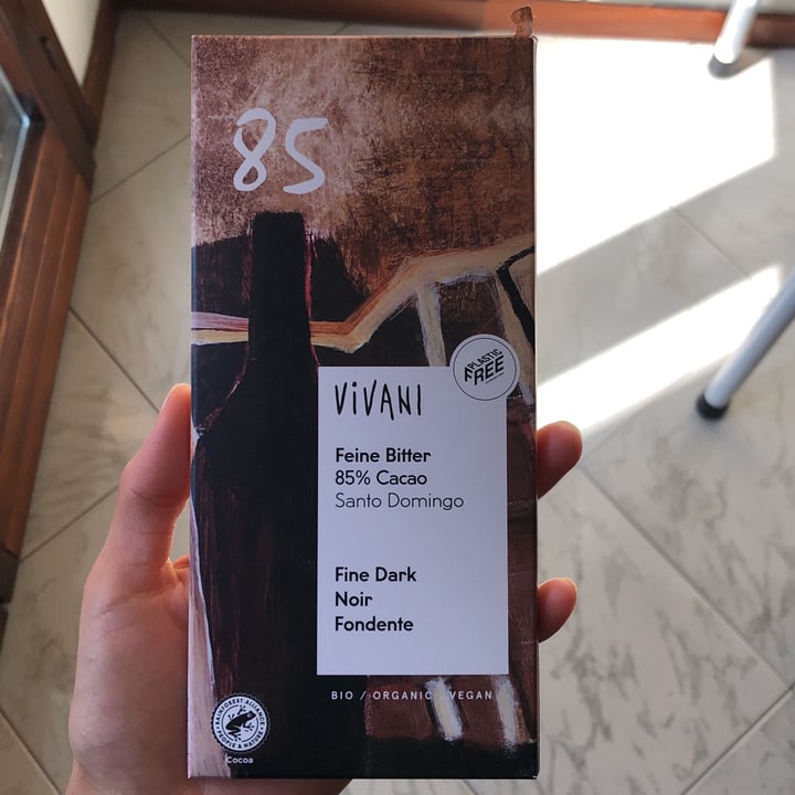 review photo of Vivani Feine Bitter 85% Cacao Santo Domingo shared by @giuli9 on 18 Apr 2022 - review