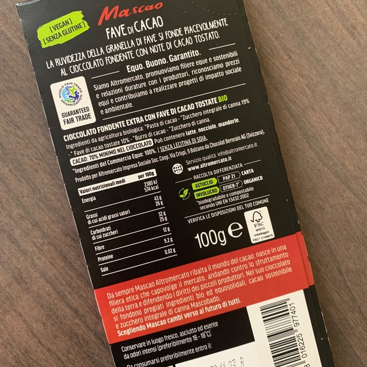 review photo of Altro mercato Mascao fave di cacao shared by @michiz on 17 Mar 2022 - review