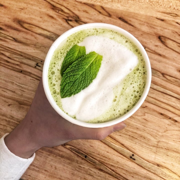 photo of Tama Cafe Mint Almond Matcha shared by @thejewishvegan on  05 Jan 2020 - review