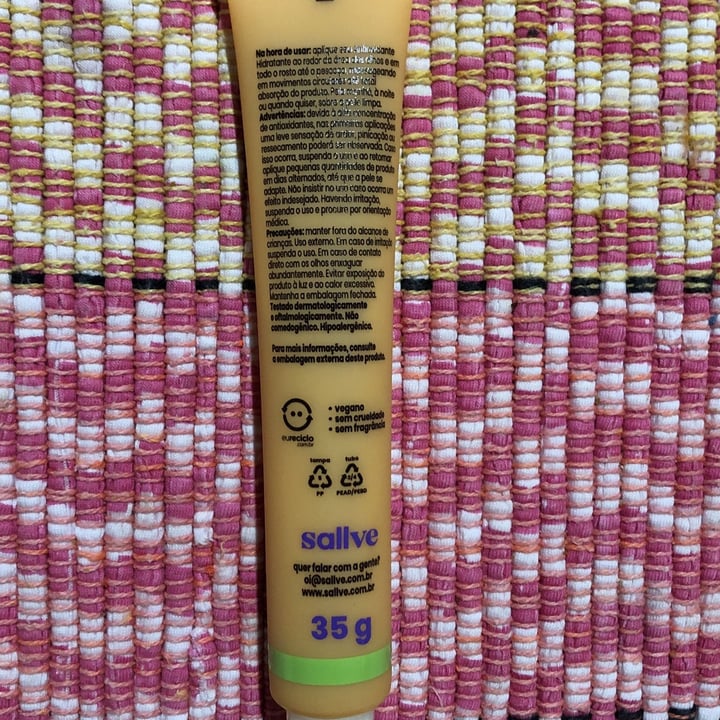 review photo of Sallve Antioxidante Hidratante shared by @mariest on 20 Oct 2022 - review