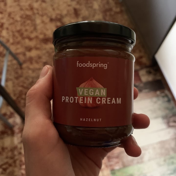 photo of Foodspring Vegan protein cream shared by @silvietta on  30 Jul 2021 - review