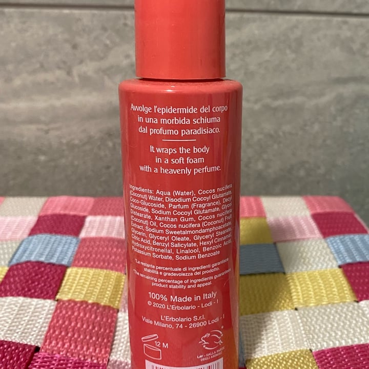 review photo of L’Erbolario Bagnoschiuma al cocco shared by @minaharker on 25 Oct 2022 - review