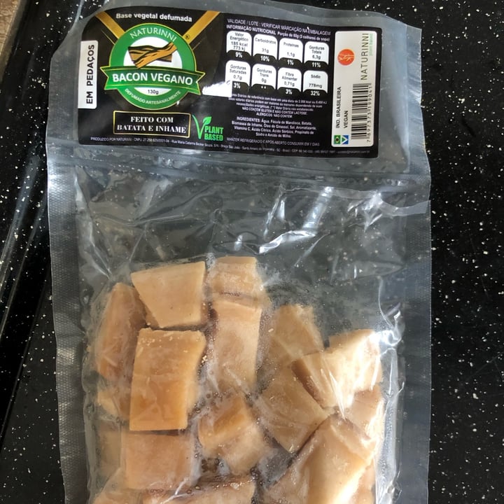 photo of Naturinni Bacon vegano shared by @katianefusinato on  30 Mar 2022 - review