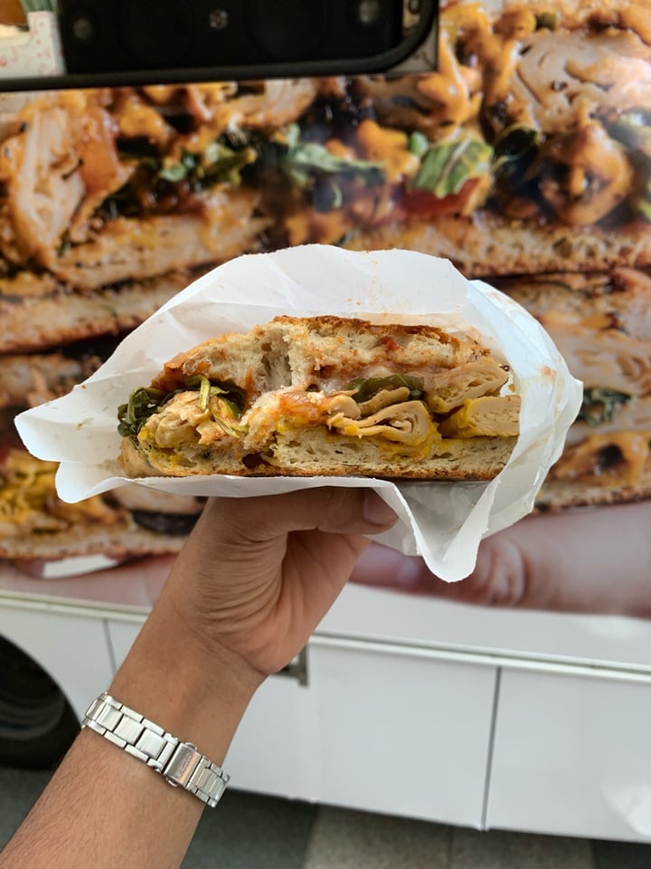 photo of Grand Hyatt Singapore Mediterranean Heura® Grilled Chicken Panini shared by @jashment on  12 Sep 2019 - review