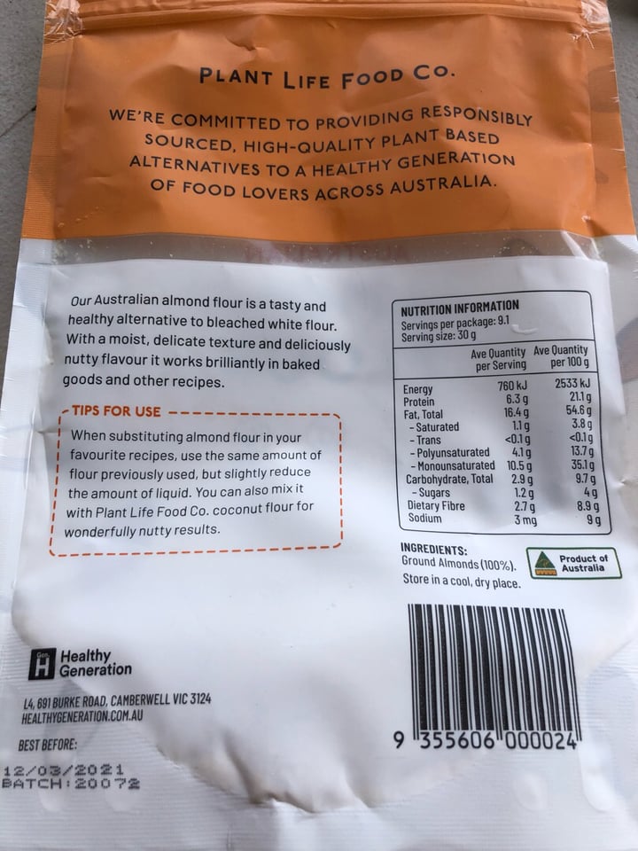 review photo of Plant Life Food Co. Almond Flour shared by @littlets on 25 Apr 2020 - review
