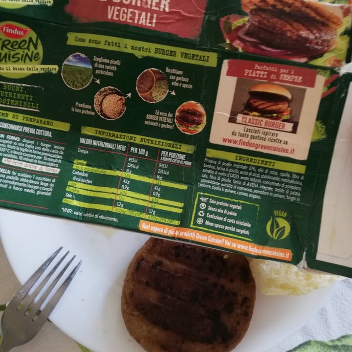 photo of Findus Burger Vegetali shared by @animaenatura on  27 Feb 2022 - review