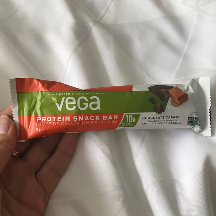 photo of Plant-Based Vega  Protein snack bar Chocolate Caramel shared by @edit on  05 Apr 2021 - review