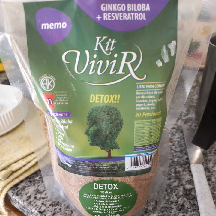 photo of Kit vivir Kit Vivir Detox Memo shared by @silvinanoto on  27 Dec 2021 - review