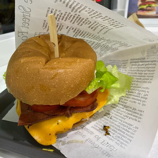Photo du plat “Bacon Cheese Burger”
