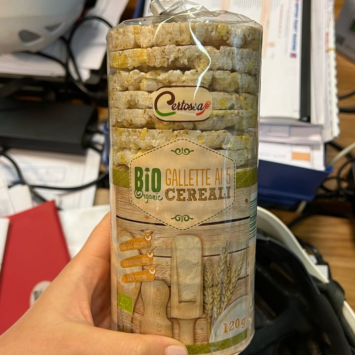 photo of Certossa Bio gallette ai 5 cereali shared by @aliclinomaniac on  01 Feb 2022 - review