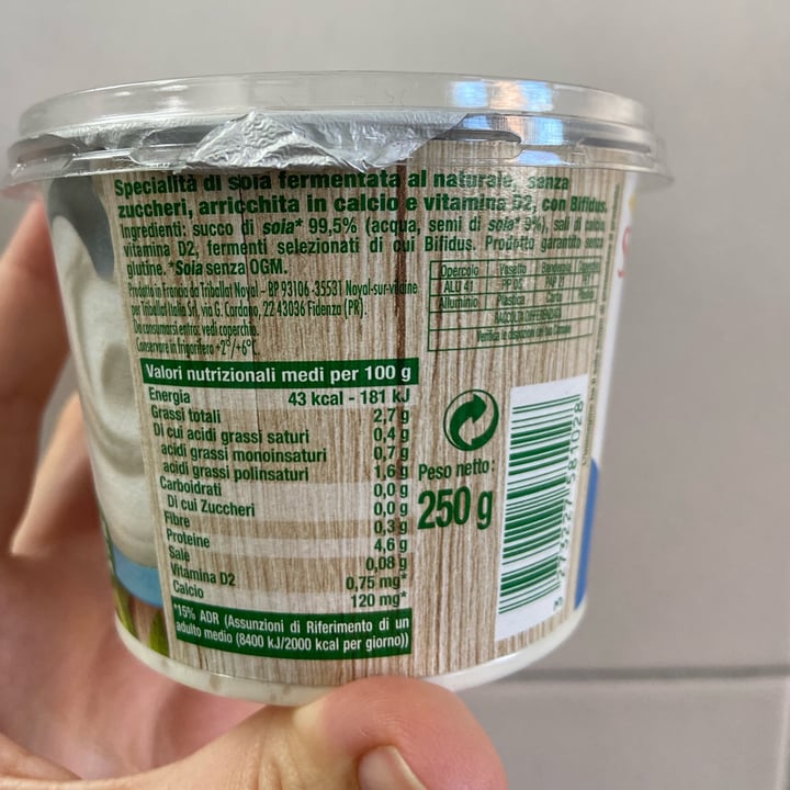 review photo of Sojasun Bifidus Bianco Senza Zuccheri Aggiunti shared by @giuliapelli on 03 Oct 2022 - review