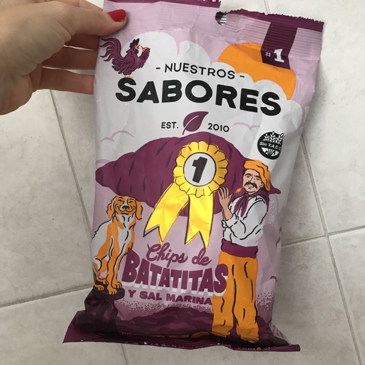 photo of Nuestros Sabores Chips De Batatitas Y Sal Marina shared by @lolasatnam on  04 Apr 2021 - review