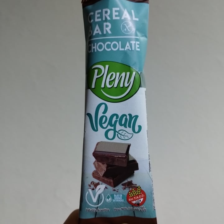 photo of Pleny Barra De Cereal Con Chocolate shared by @juanalamothecoulomme on  04 Nov 2022 - review