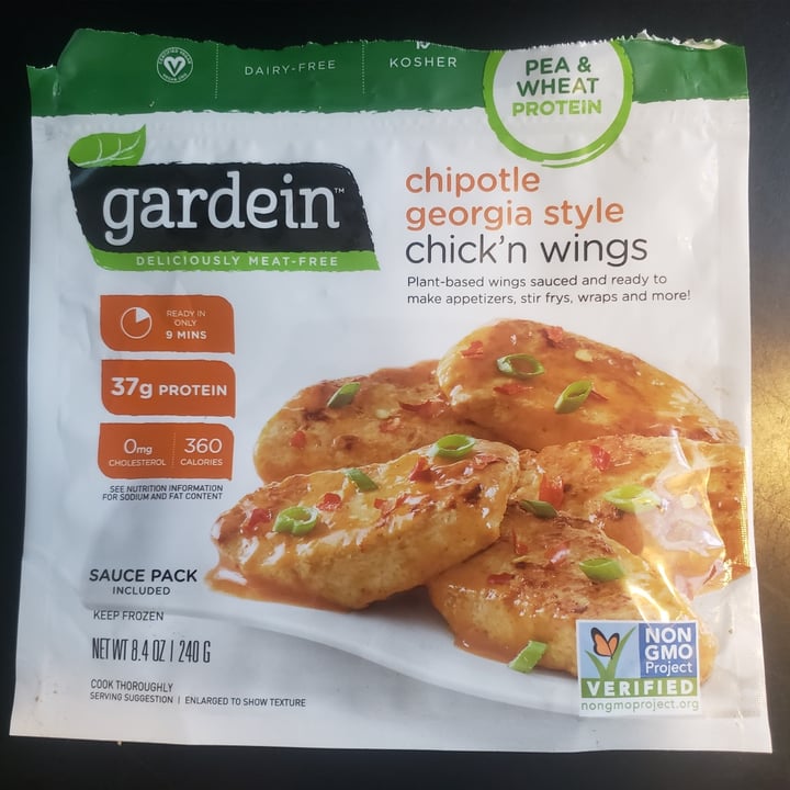 photo of Gardein Chipotle Georgia Style Chick'n Wings shared by @phunkyfrogs on  16 Jun 2020 - review