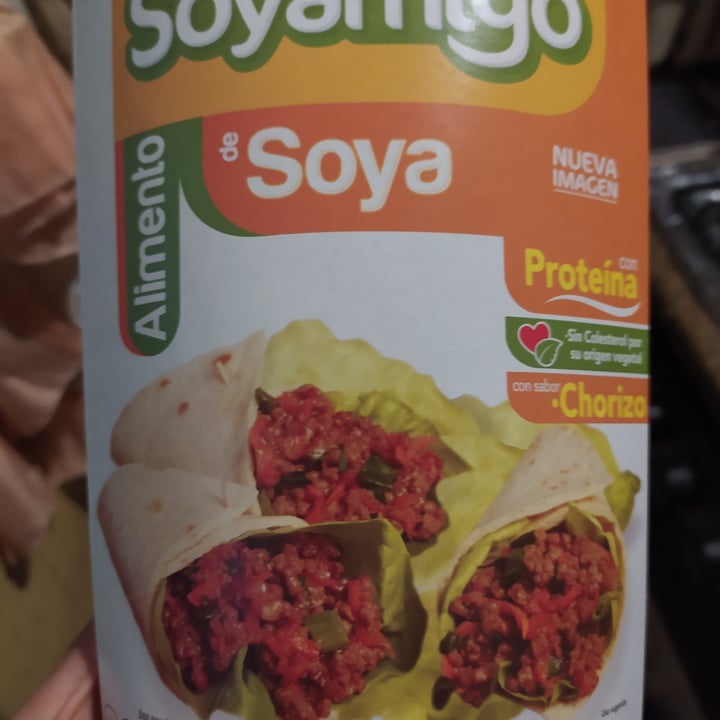 photo of Soyamigo Alimento a Base de Soya sabor Chorizo shared by @olafasolecabra on  11 Jun 2020 - review