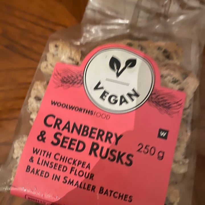 review photo of Woolworths Food Cranberry & Seed Rusks shared by @louise123456789 on 17 Apr 2022 - review