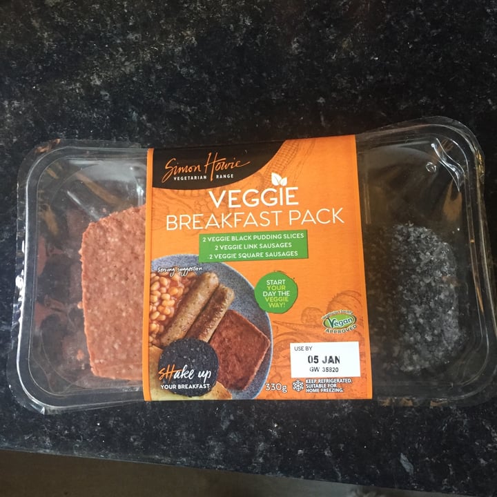 photo of Simon Howie Veggie Breakfast Pack shared by @peanut79 on  17 Feb 2021 - review