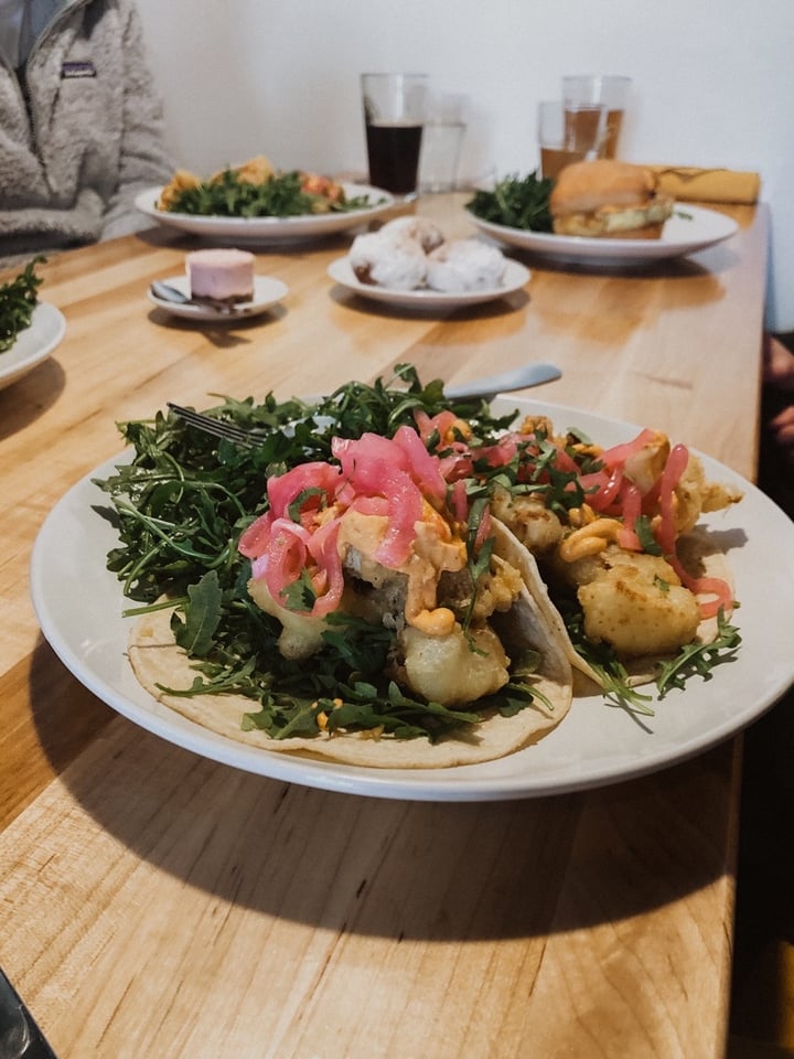 review photo of Reverie Cafe + Bar Cauliflower Tacos shared by @corimiller on 26 Jan 2020 - review