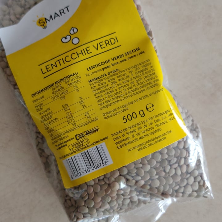 review photo of Esselunga - Smart Lenticchie piccole verdi shared by @lauracurro on 24 Mar 2022 - review