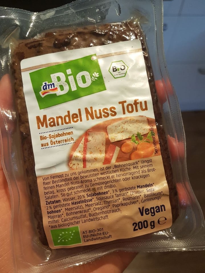 photo of dmBio Tofu Mandel Nuss shared by @olivfnzl on  11 Mar 2020 - review