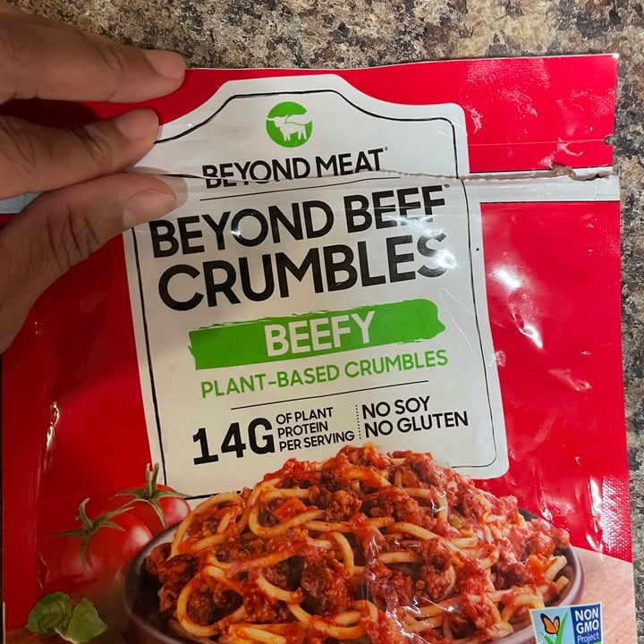 photo of Beyond Meat Beyond Beef Crumbles Beefy shared by @1creolevegan on  27 Jun 2022 - review