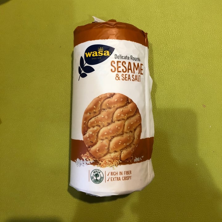 review photo of Wasa Delicate rounds sesame e sea salt shared by @fediliberti on 21 Jun 2022 - review