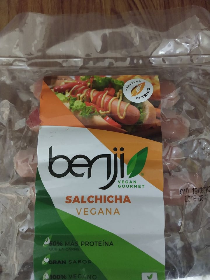 review photo of Benji Vegan Gourmet Salchicha Vegana shared by @aleinad on 23 Mar 2020 - review