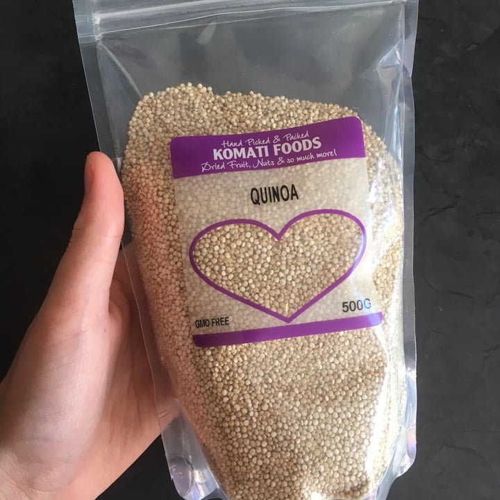 photo of Komati Foods Quinoa shared by @erikabierny on  31 May 2020 - review