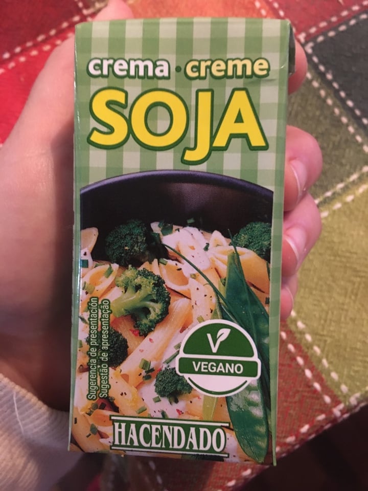 photo of Hacendado Crema de Soja (Nata) shared by @celijs on  05 Dec 2019 - review