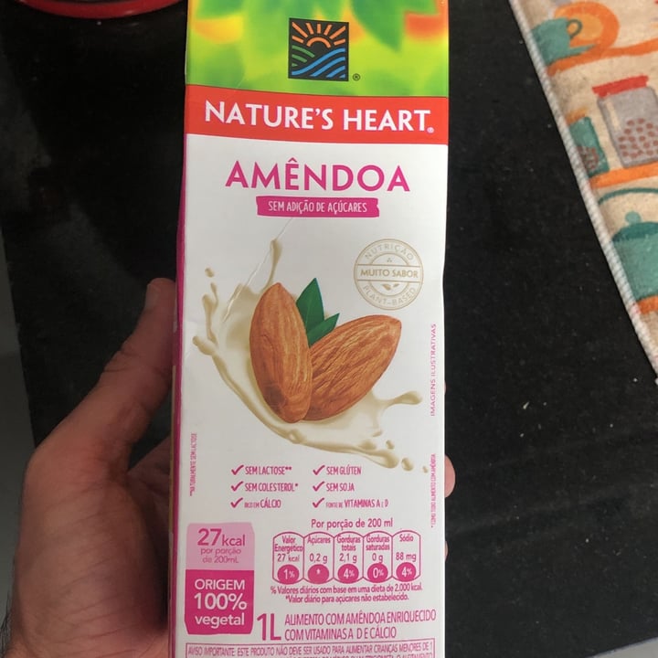 photo of Nature's Heart Bebida de amêndoas shared by @ferrovillas on  21 Aug 2022 - review
