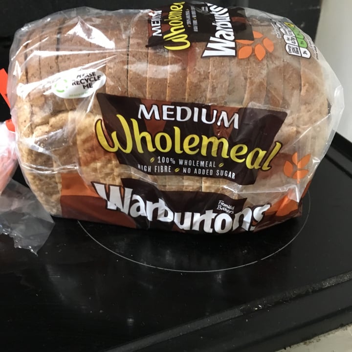 photo of Warburtons Wholemeal bread shared by @velvetveganworld on  19 Mar 2021 - review