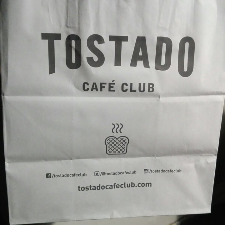 photo of Tostado Cafe Club Budín vegano shared by @vikvegan on  07 Jul 2021 - review