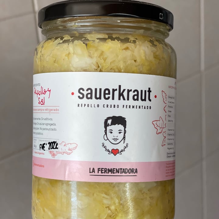 photo of La fermentadora Repollo crudo fermentado shared by @leotamer on  22 Sep 2021 - review