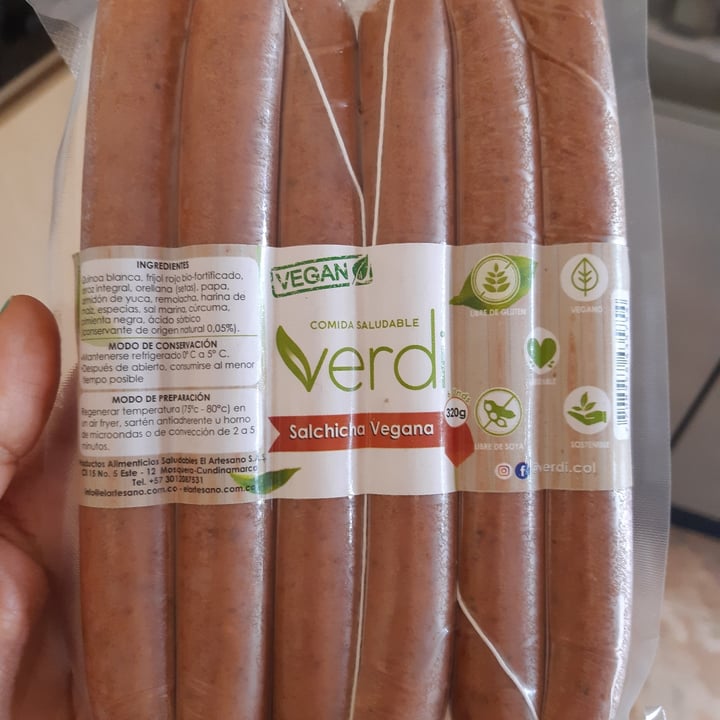 photo of Verdi Salchicha vegana 🌱 shared by @adrivegama on  04 Dec 2020 - review