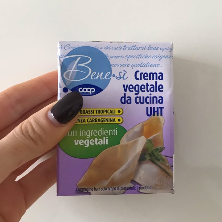 photo of Bene.Si coop Crema Vegetale da Cucina UHT shared by @francineveg on  02 Oct 2021 - review
