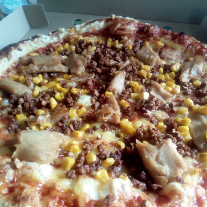 photo of Telepizza - Comida a domicilio Pizza barbacoa vegan shared by @sofixmartin on  28 Feb 2021 - review