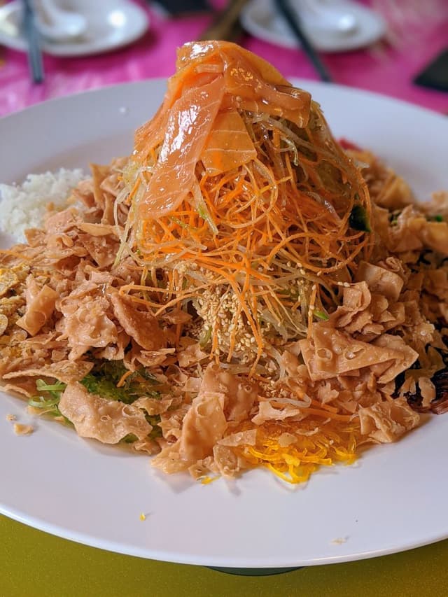 Photo of the dish “Vegan YuSheng”