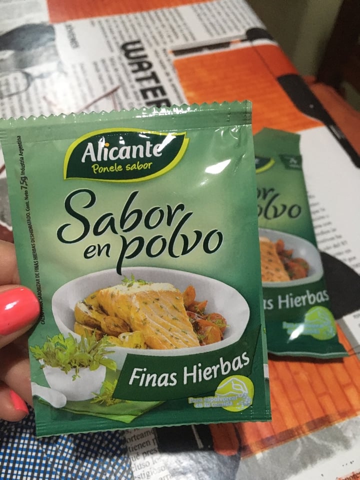 photo of Alicante Sabor En Polvo Finas Hierbas shared by @lauchis on  22 Jan 2020 - review