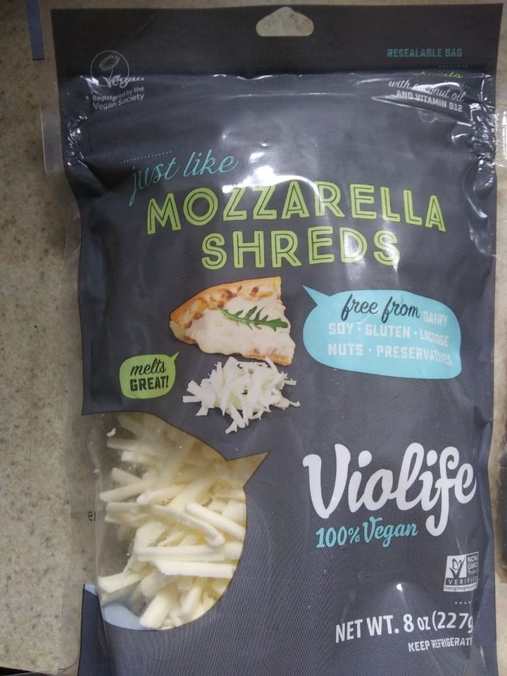 photo of Violife Mozzarella Shreds shared by @annesemenak on  30 Jun 2019 - review