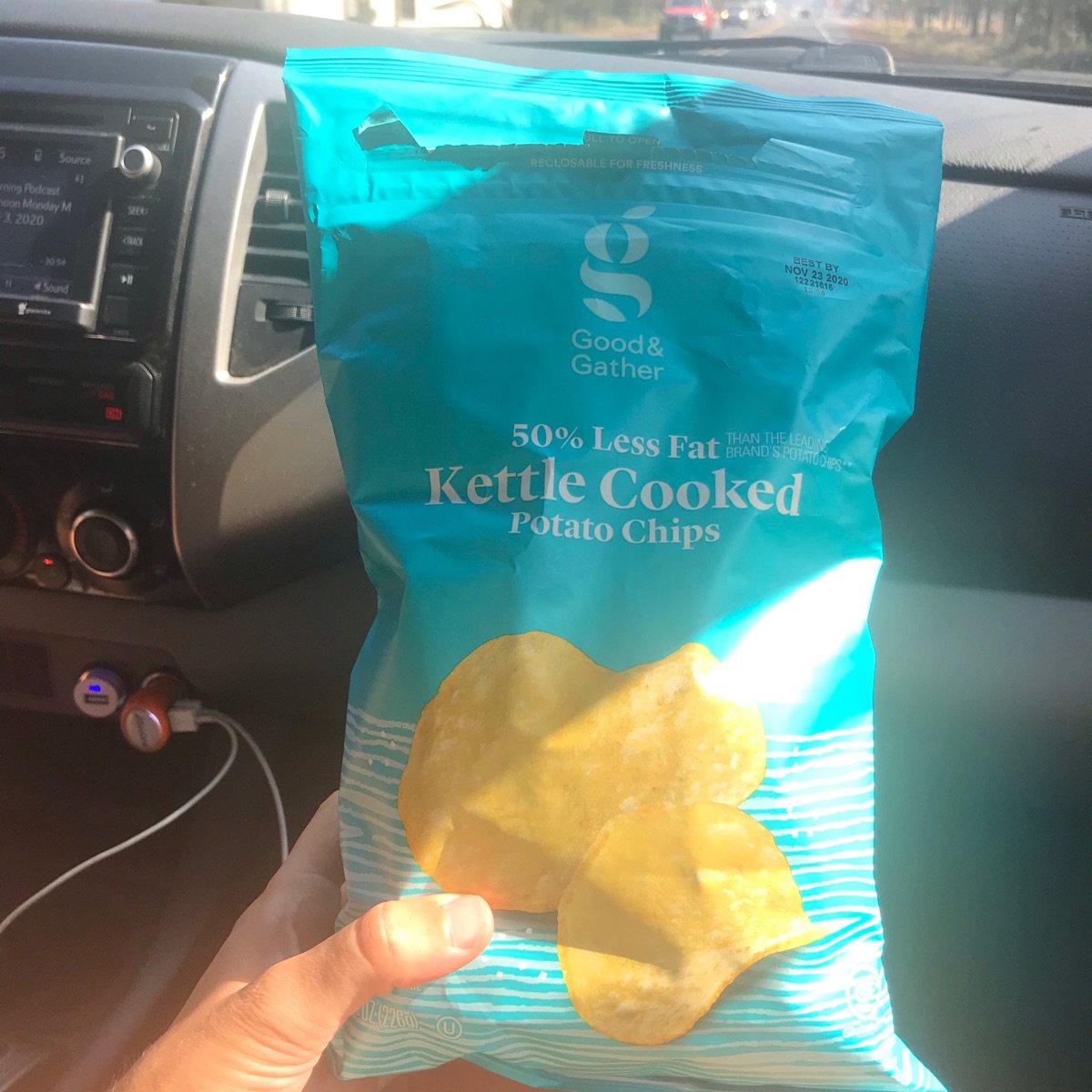 Good & Gather 50 Less Fat Kettle Cooked Potato Chips Reviews abillion